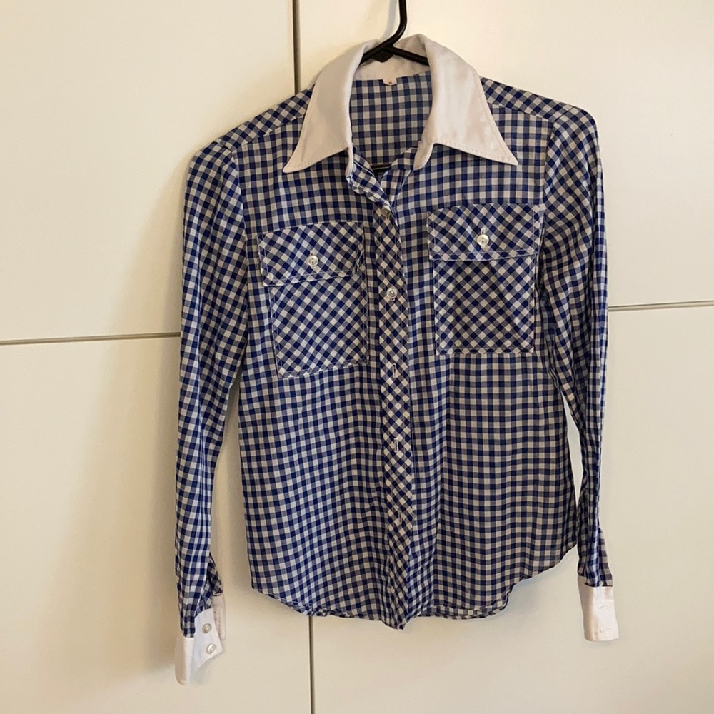 Vintage checkerboard button down Shirt